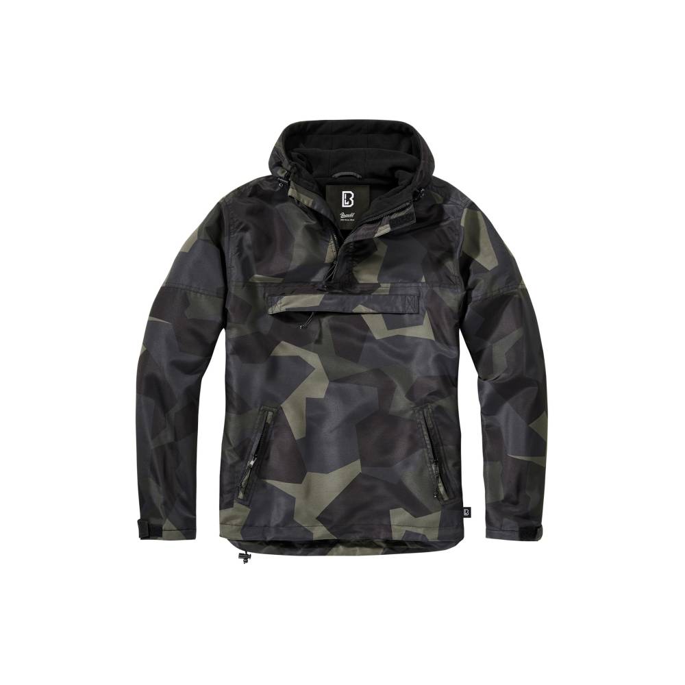 Brandit - Fleece Pull Over M90 darkcamo Windjacke - Mehrfarben
